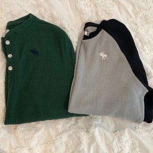 Abercrombie waffle logo Size 15/16 NWOT